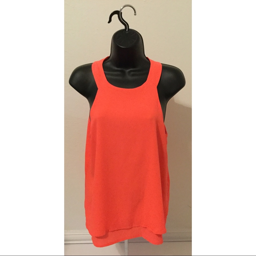 Boutique Orange Blouse